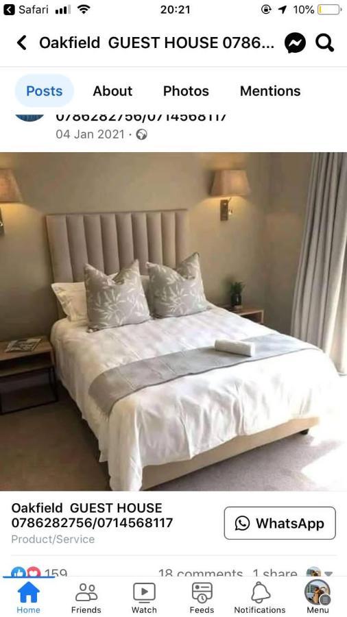 Oakfield Lounge Hotell Benoni Eksteriør bilde